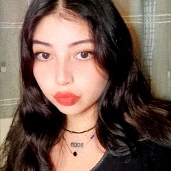 Stylish Woman with Red Lipstick