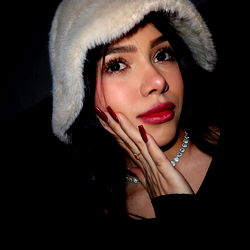 Stylish Model Posing for Photo Shoot