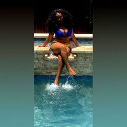 Onlyfans Model TAY BABY Posing by a Pool