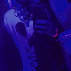 Hip-Hop Artist 'Baby Boy Blue' in Studio Recording