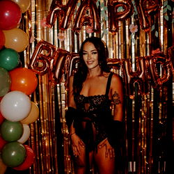 Birthday Celebration in a Glamorous Environment