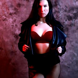 Sultry OnlyFans Model Laura Dragon in Black and White