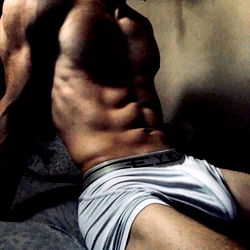 Fitboy Model Showcasing Abs