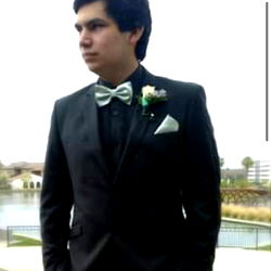 Groom's Black Tuxedo at Wedding