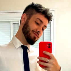 Mason Drett - Brazilian Fitness Model Taking a Selfie in His Uniform