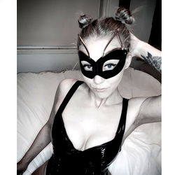 Vibrant Australian Model Posing in Playful Costume for OnlyFans