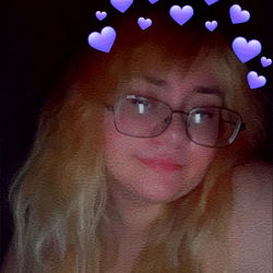 Heather - Blonde, Glasses, Casual