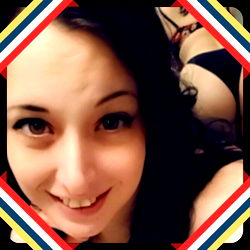 Smiling Model in a Framed Photo