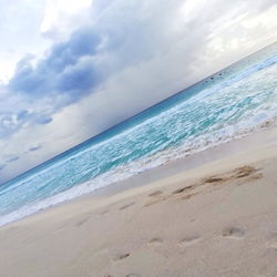 Gaby Verdiguel in a serene beach setting