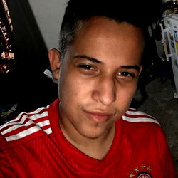 Aguilar Diaz in German Red Jersey, From El Salvador