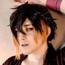 Accado Cosplay in Character as a French Manga Character