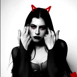 Hauntingly Seductive Halloween Model: Alien