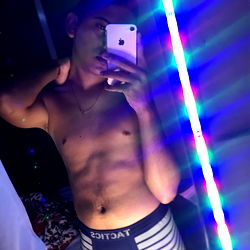 Shirtless OnlyFans Model Angel in Underwear, Mirroring