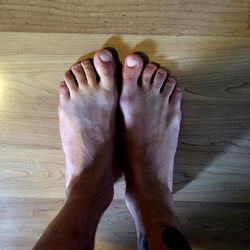 Person's Bare Feet