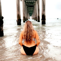 Beautiful Model Ashlee by the Ocean
