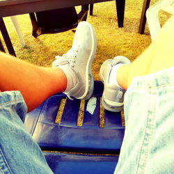 Fashionable Footwear in a Relaxed Setting