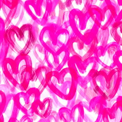 Colorful Heart Pattern Artwork