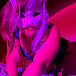 Spice Camille, a young adult female model on OnlyFans, showcasing her playful side in this photo.