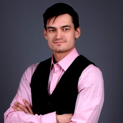 Stylish Businessman Posing for Portrait