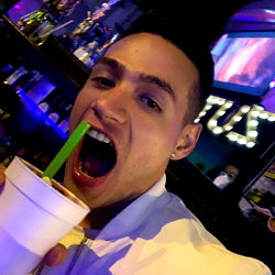 Cooling off with a sweet treat