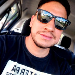 Adam in a Shades-Wearing Mood