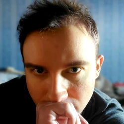 Contemplative Man in Atomosako's Photo