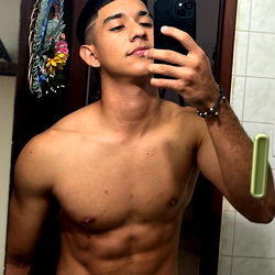 Fitness Model Allen Scott Showcasing His Abs and Muscular Physique