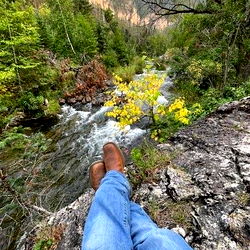 A scenic mountain hike