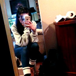 A Model's Social Media Mirror