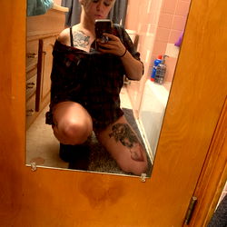 OnlyFans Model Phoenix in Bathroom Mirror