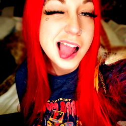 Vivid Hair Trend: Woman with Red Hair