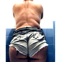 Sexy Tica in Denim Shorts and Jeans