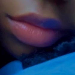 Beautiful Woman's Lips Close-up