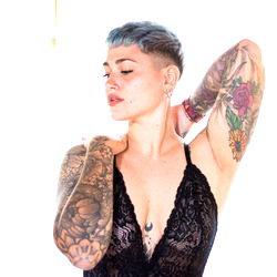 Ailén Tattooed Model Photoshoot