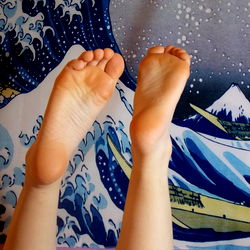 Beautiful Feet in a Zen Environment