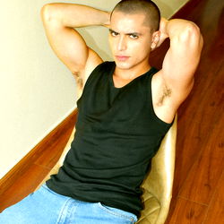 Alejandro, Bogotá Model in Vintage Photo