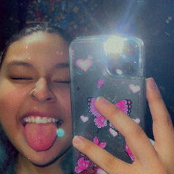 Model Gabby from German Town Sharing Fun Moments