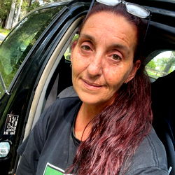 Model Wild Kat posing in a casual style for OnlyFans