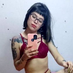 Female Model Posing for Selfie