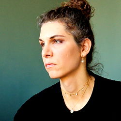 Woman with Intense Expression