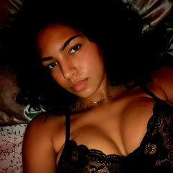 A Woman in a Lacy Bra