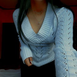 Ale García in White Sweater