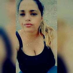 Social Media Influencer Agnes Posing for the Camera