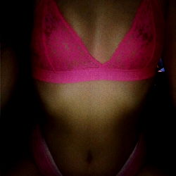 Amy-Louise in a Pink Bikini