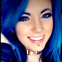 Chic Gothic Model Smiling