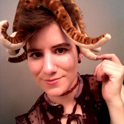 Stylish Human with Octopus Hat