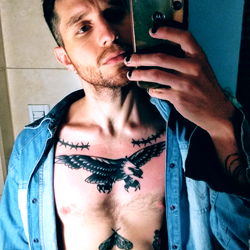 Onlyfans Model Alex, Tattooed and Muscular