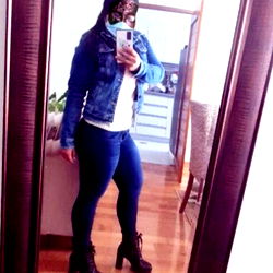 Ainara Pre in an urban setting