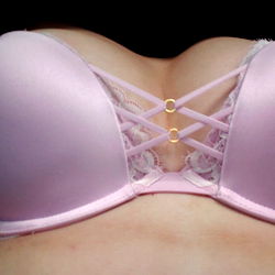 Lingerie Fashion Model Showcasing Intimates