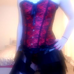 Alison in Burlesque Costume